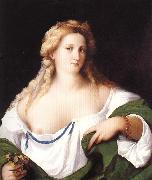 Palma Vecchio A Blonde Woman oil on canvas